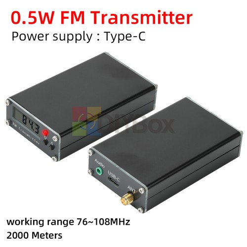 2km fm transmitter - 0.5w,